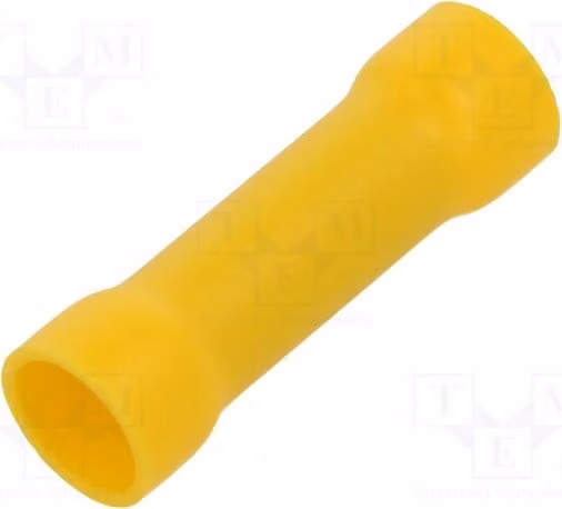 10 connettori a crimpare isolati, stagnati, per cavi da 4÷6 mm², in ottone, adatti per cavi ST-060/Y (tipo "bootlace")