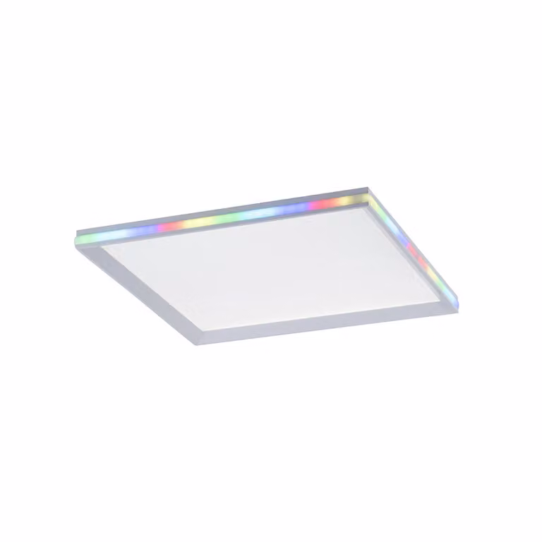 Plafoniera LED, effetto arcobaleno, telecomando, L 45 cm