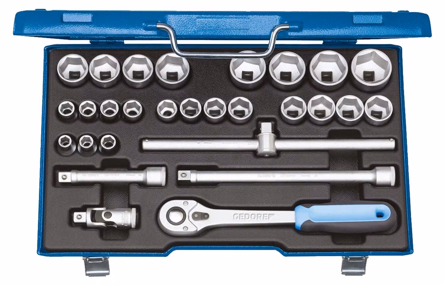 Set di chiavi a bussola da 1/2" - 28 pezzi - 19 VMU-10 Gedore | 4010886934753