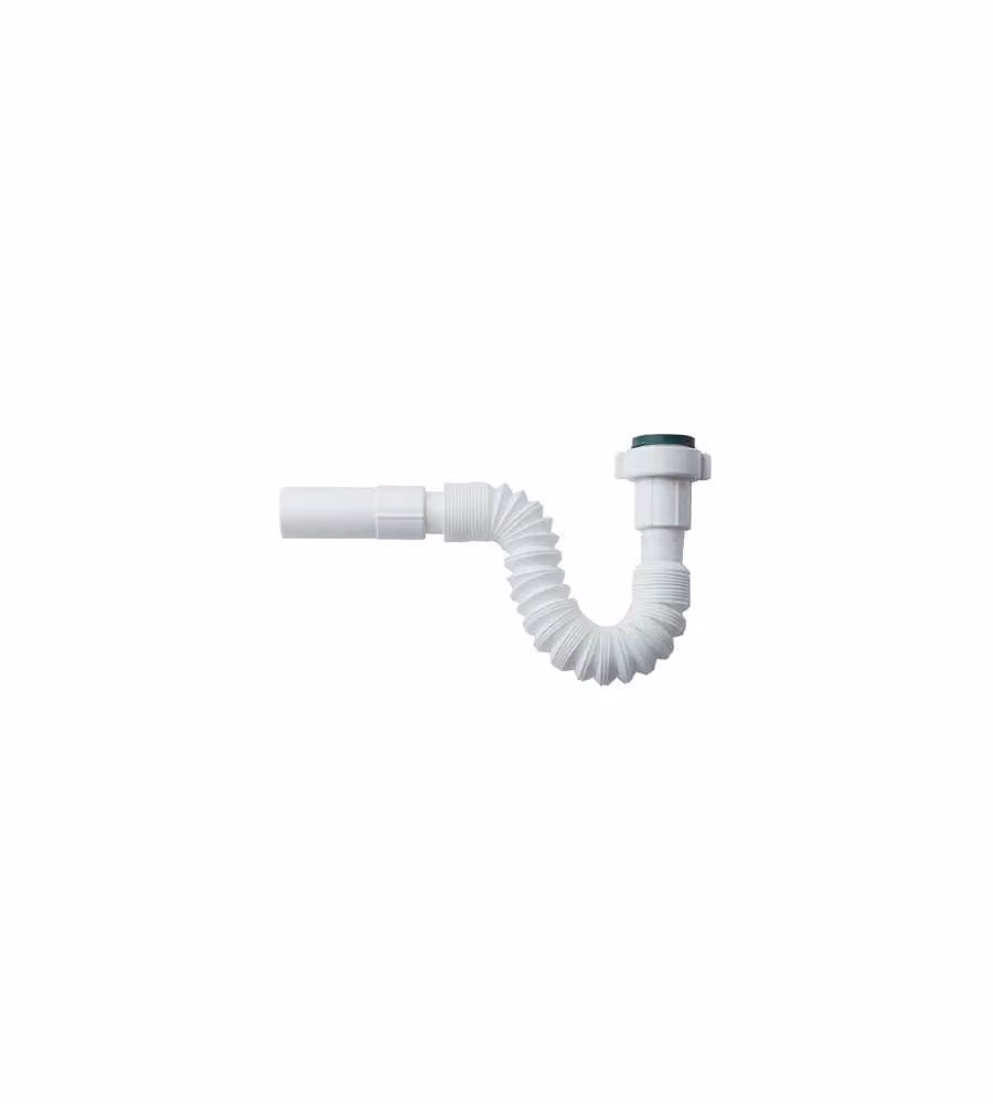 IDRO BRIC Canotto flessibile estensibile bianco con ghiera 32 mm 1"1/4