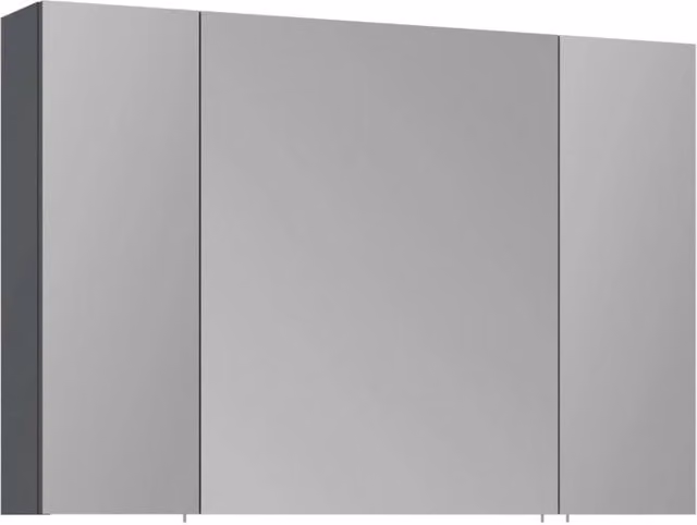 Mobile da bagno con specchio "Side 100" - 100 x 16 x 66 cm - Antracite opaco