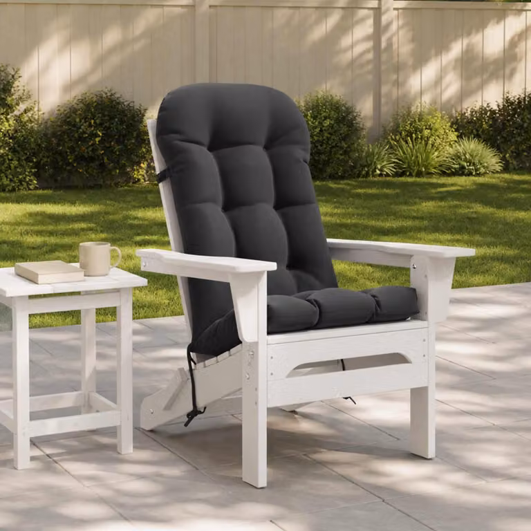 vidaXL Cuscino per Lounger Sole PUTTEN Antracite in Poliestere Resistente ai Raggi UV