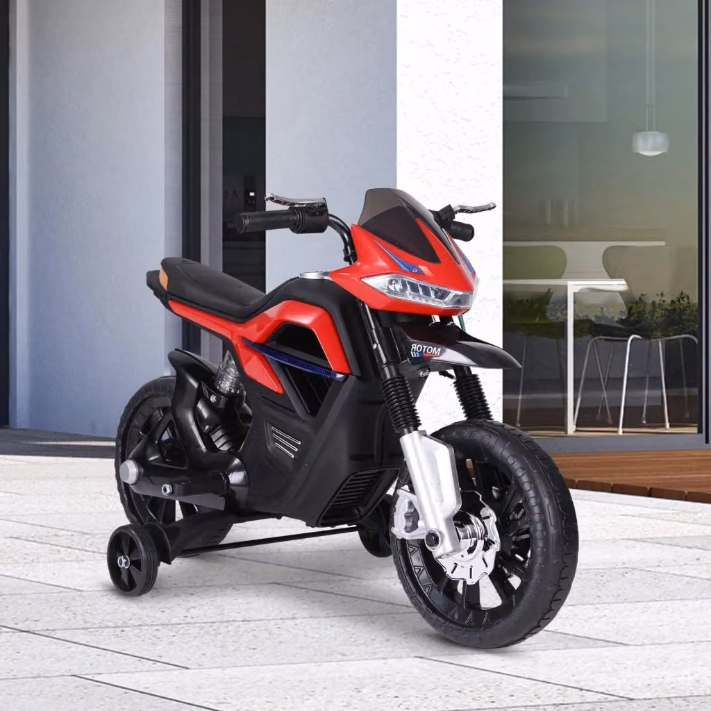 Moto Elettrica per Bambini Benzoni Rossa con Luci e Suoni e Batteria Ricaricabile – 2