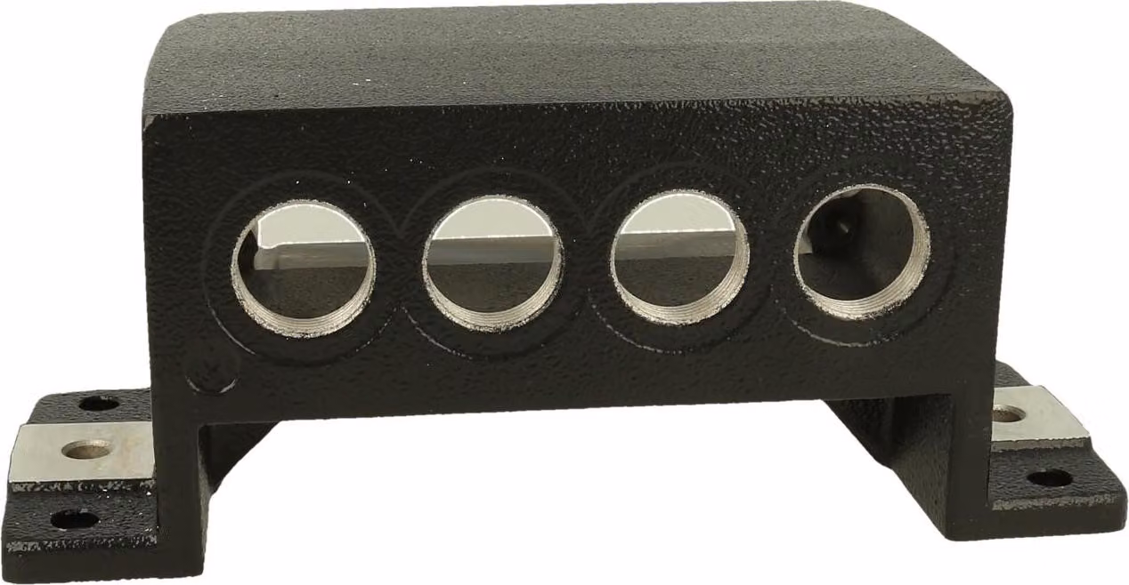 HARTING Han 24HPR alloggiamento base allargato versione orizzontale, 4xM25 uscita cavo diritta, chiusura a vite - 1