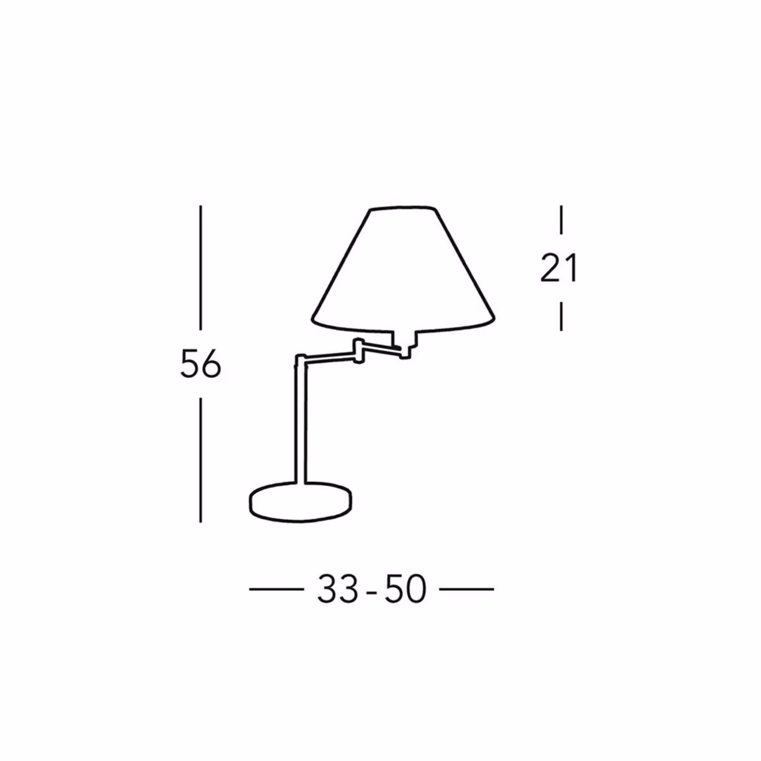 austrolux Lampada da tavolo Hilton, Alluminio / Grigio / Zincato, Soggiorno / Sala da pranzo, Metallo, Moderno, Lampada da tavolo