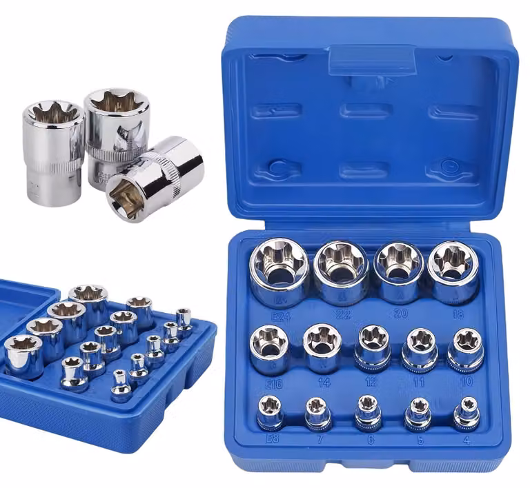 Omgoods - Set di 14 chiavi a stella Torx per uso esterno, con diverse misure