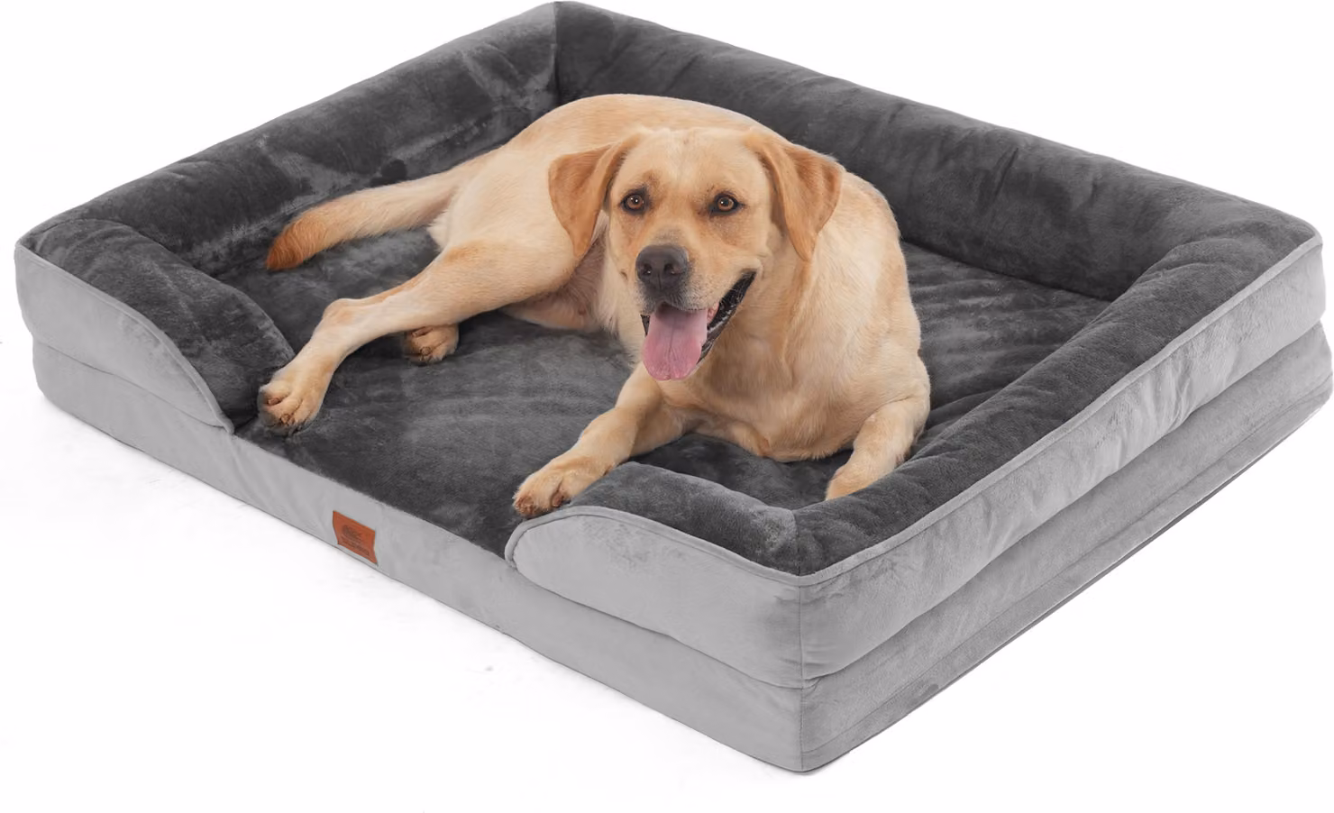 SLPRO divano per cani grandi, divano per cani soffice, letto per cani lavabile, letti per cani antiscivolo, letto per cani morbido e confortevole, letto per animali domestici per cani di taglia media grande (107 * 81 * 18 cm)