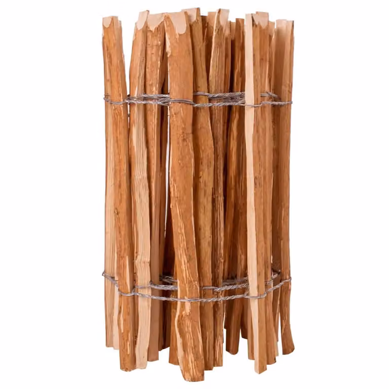 vidaXL Recinzione a paletti in legno di nocciolo 60x500 cm