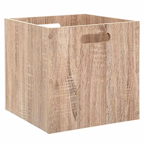 5 five simply smart 5five - Contenitore a cubo Mix'N'Modul, effetto rovere, 31 x 31 x 31 cm - Per mobili modulari, cestini e casse