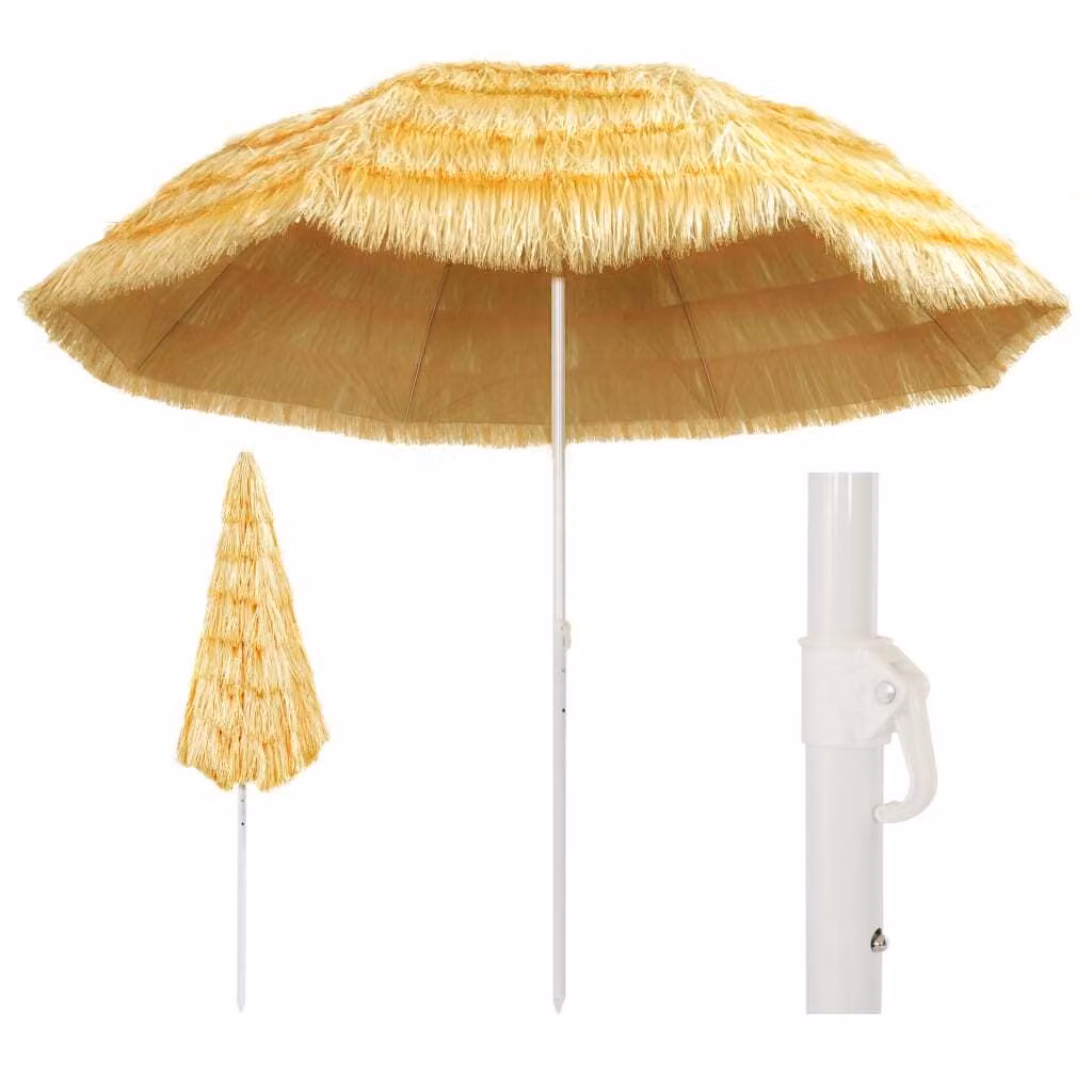 Maison Exclusive - Ombrellone da spiaggia, stile Hawaii, 300 cm