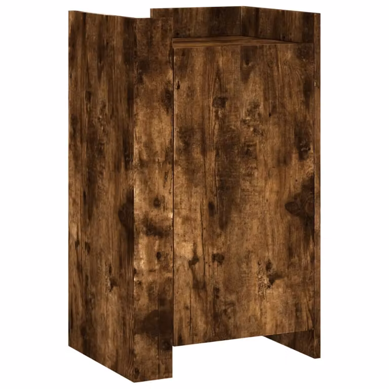 Credenza rovere fumé 45x35x75 cm materiale a base di legno