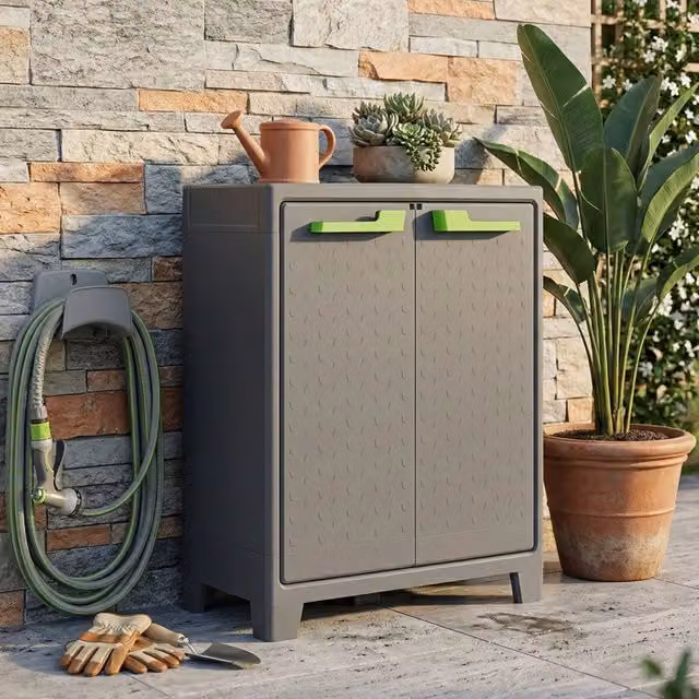 Armadio da esterno Markham DMORA Grigio L: 80 cm, P: 44 cm, H: 100 cm