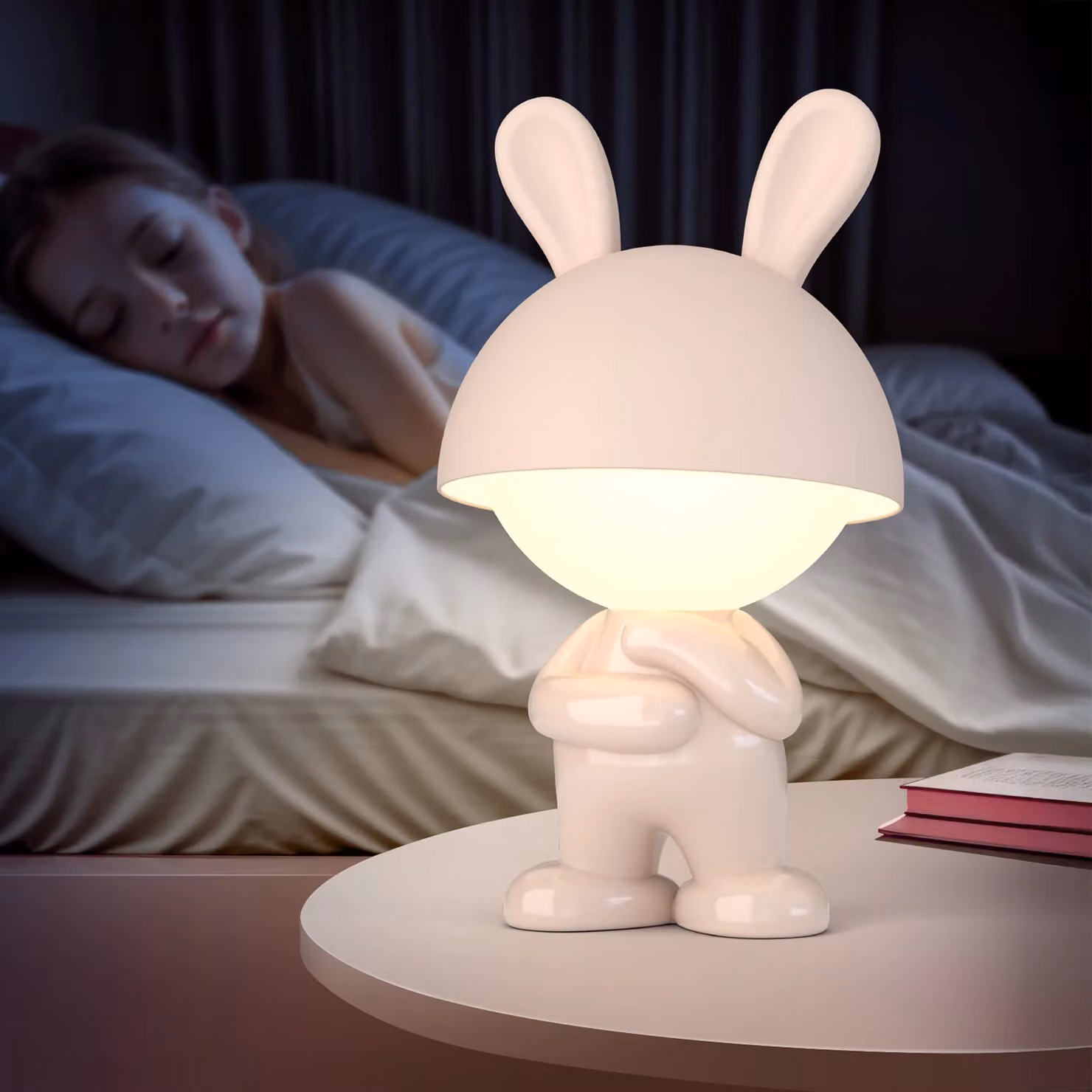 DICTROLUX Lampada da tavolo a LED Light Pets con tecnologia Touch e Dimmerabile, luce bianca calda, Altezza: 21,6 cm – 3