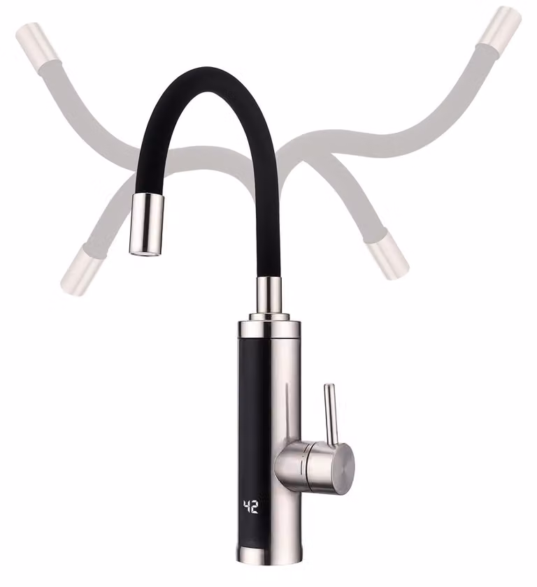 Rubinetto elettrico con resistenza integrata, 230 V, 3300 W, in acciaio inossidabile