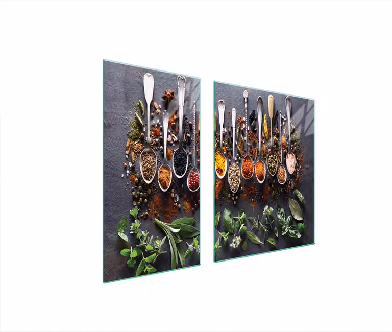 Piastre coprifornelli 2 pezzi 90x52 Vetroceramica coprifornelli tagliere in vetro ardesia cucina