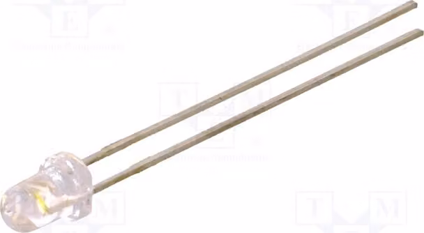 2 LED a montaggio superficiale (THT) da 3 mm, luce bianca fredda, modello LTW-420DS4, angolo di emissione di 45°, intensità luminosa di 1150-2200 mcd