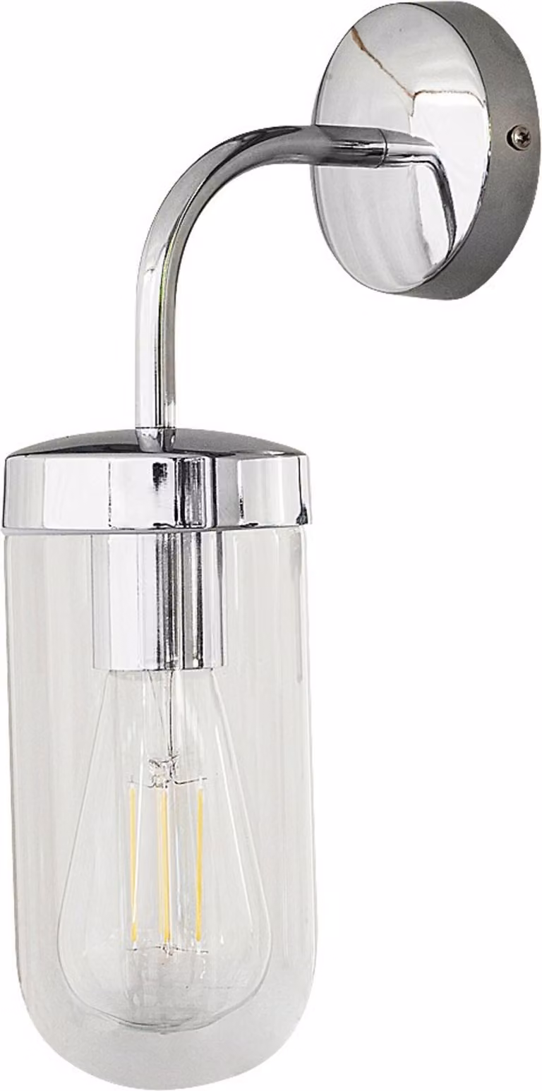 Lampada da parete industriale E27 cromo Yago 3309 Rabalux