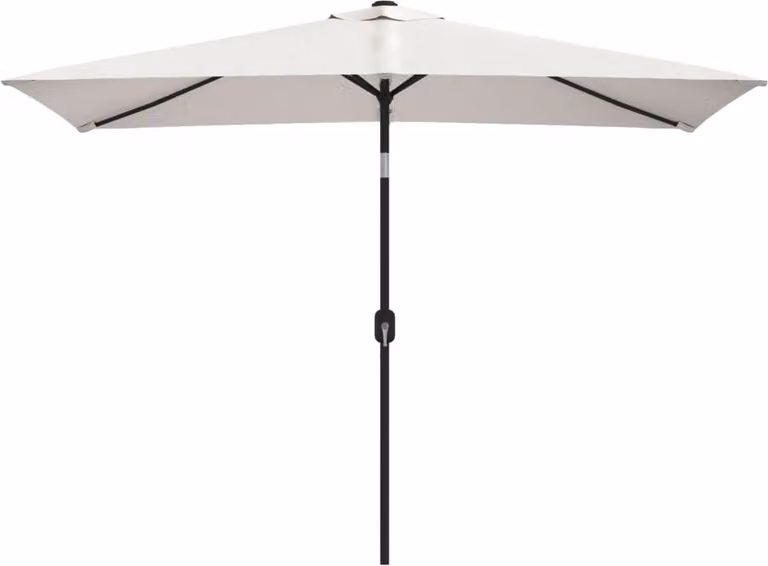 Parasole 200 x 300 cm Bianco Sabbia Rettangolare