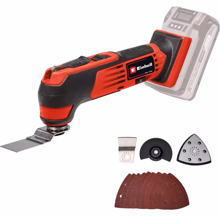 Einhell TE-MG 18/1 Li - Solo 4465195 Akku-Multifunktionswerkzeug ohne Akku Ladegerät (4465195)