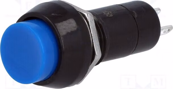 2 interruttori a pulsante, 1A/250VAC, modello PS11ABU, tipo a levetta OFF-ON, posizione: 2