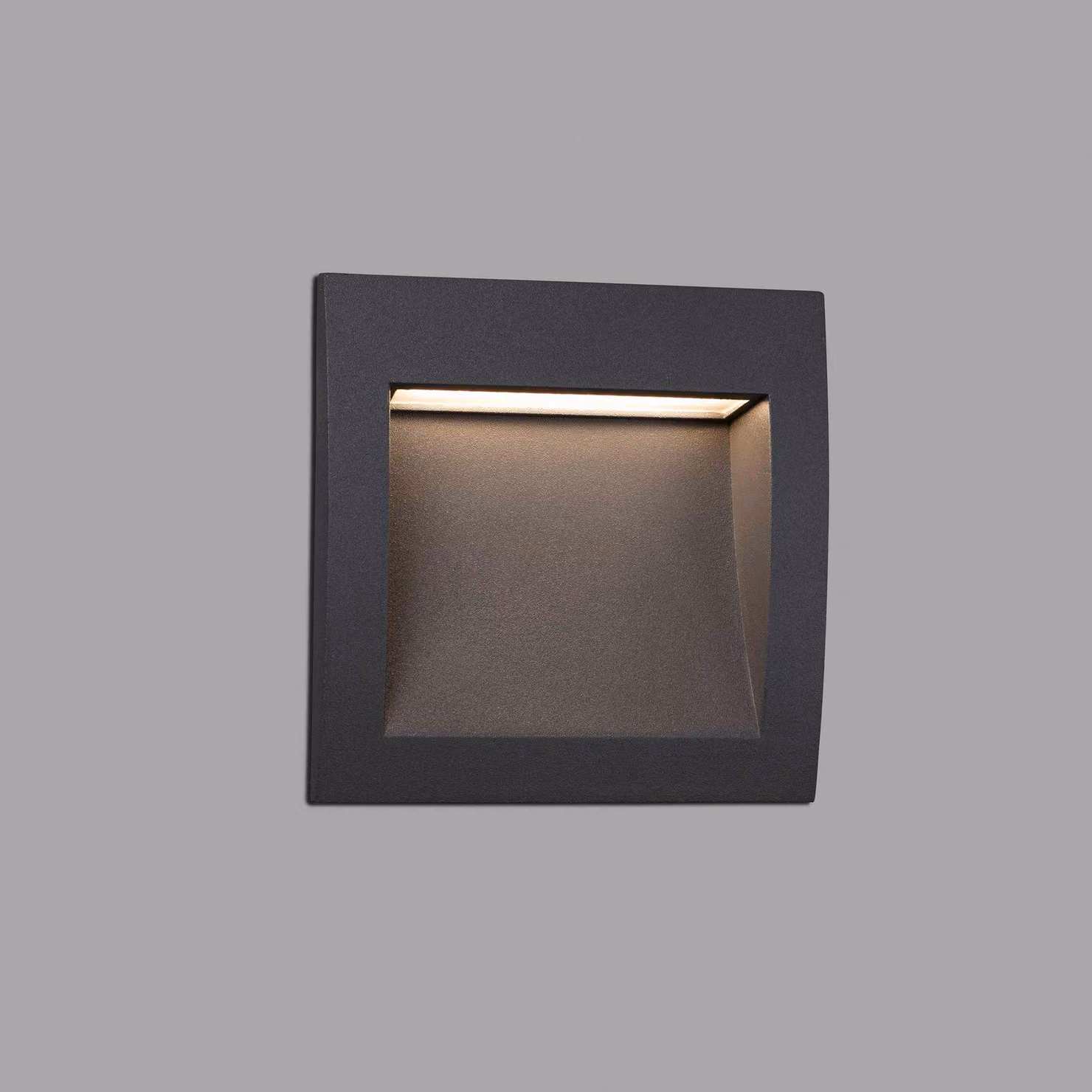Lampada da incasso a parete a LED SEDNA-3 IP65 grigio scuro