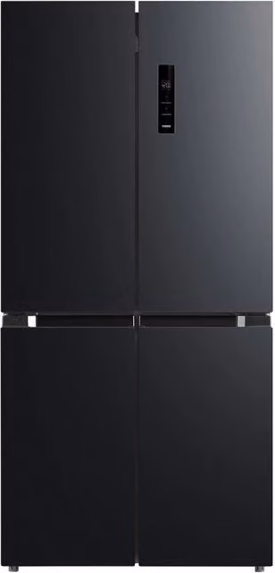 Frigorifero 4 porte Daya DMF4474INLBD nero con tecnologia No Frost, compressore inverter e display touch, capacità 474 litri, classe energetica D