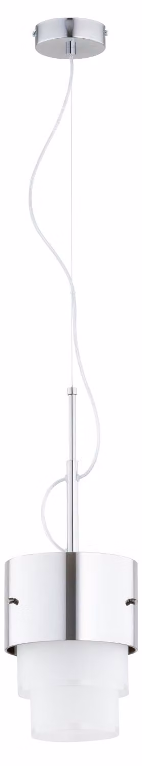 Lampada a sospensione a tre paralumi TRI-STAR bianca 1xE27x15W in metallo, dimensioni: 90x20x20 cm, IP20, Alfa