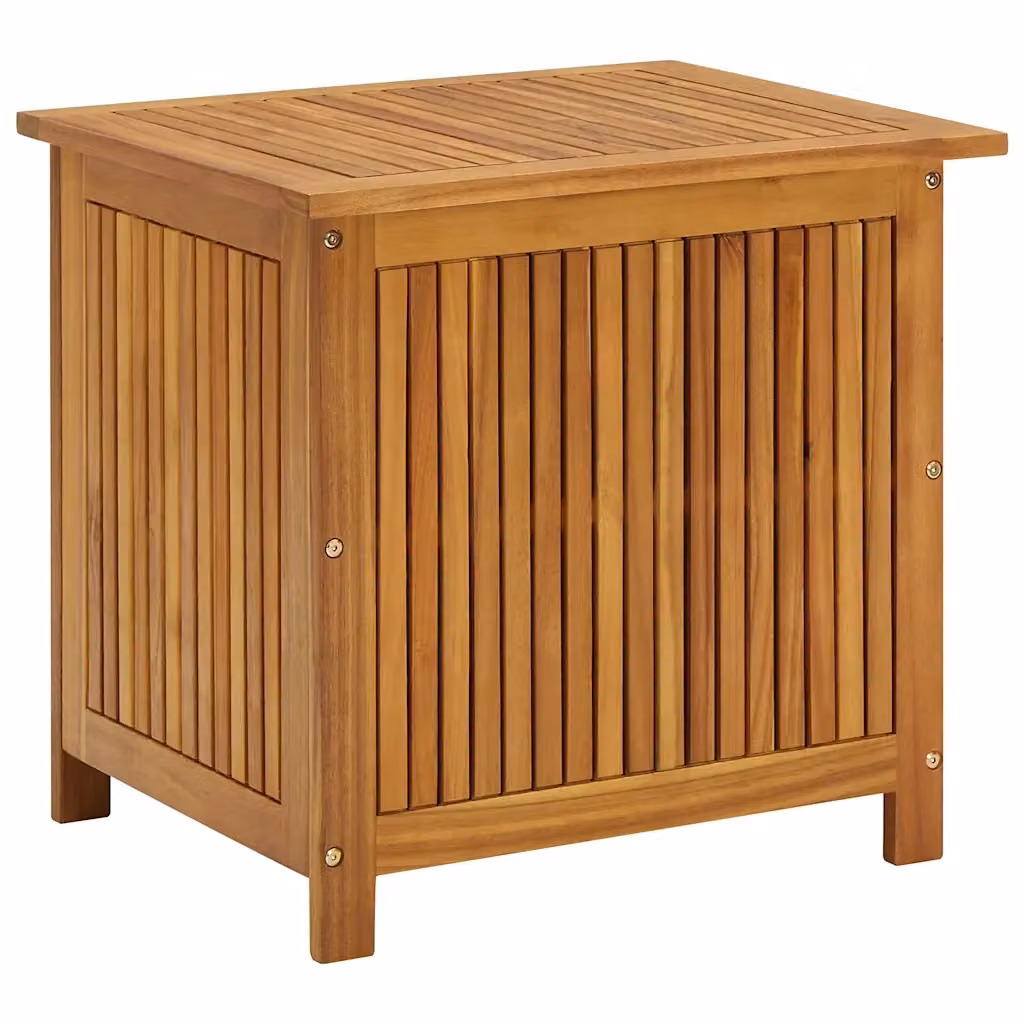 Contenitore da giardino vidaXL in legno di acacia oliato marrone L: 60 cm, P: 50 cm, H: 58 cm – 2