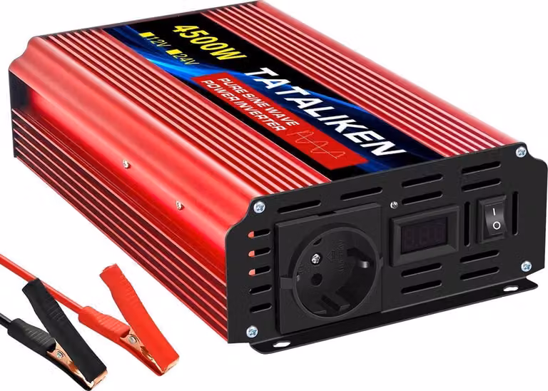 Inverter a onda sinusoidale pura, alta efficienza, design compatto, 12 V 4500 W 220 V