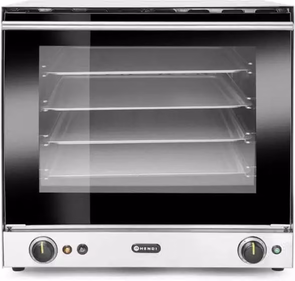 Forno a convezione combinato con umidificatore Hendi H90S, elettrico, argento, 62 L