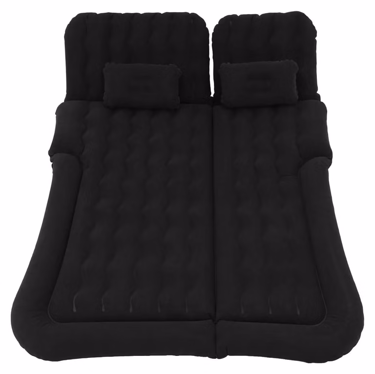 Materasso gonfiabile, con pompa elettrica integrata, design anti-perdite, colore nero