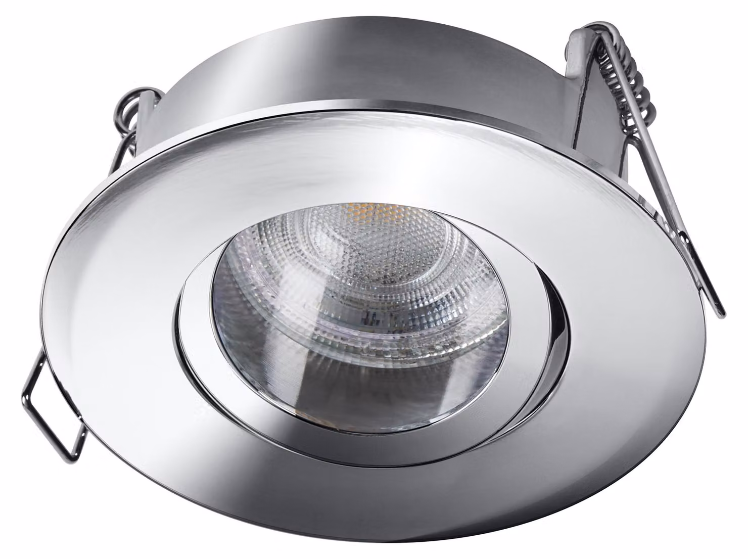 Set di faretti da incasso a LED OSRAM Spot Set IP65 Press 4,5 W cromati, 320 lm, 2700 K bianco caldo, CRI ≥ 80, adatti per ambienti umidi, set da 3 pezzi