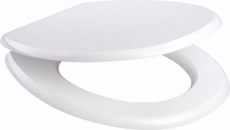 Sedile antibatterico per WC autoportante Formic bianco