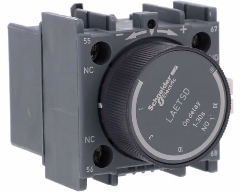 Schneider Electric Easy TeSys Blocco di ritardo all'inserimento 1NO+1NC LAETSD