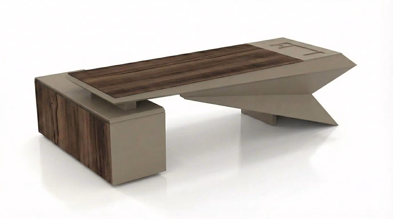 Scrivania da ufficio, design moderno, scrivania esecutiva, lusso