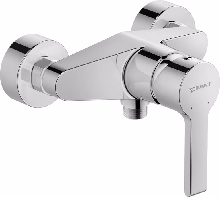 Set completo per rubinetto doccia B.2, miscelatore monocomando, cromo, per un getto
