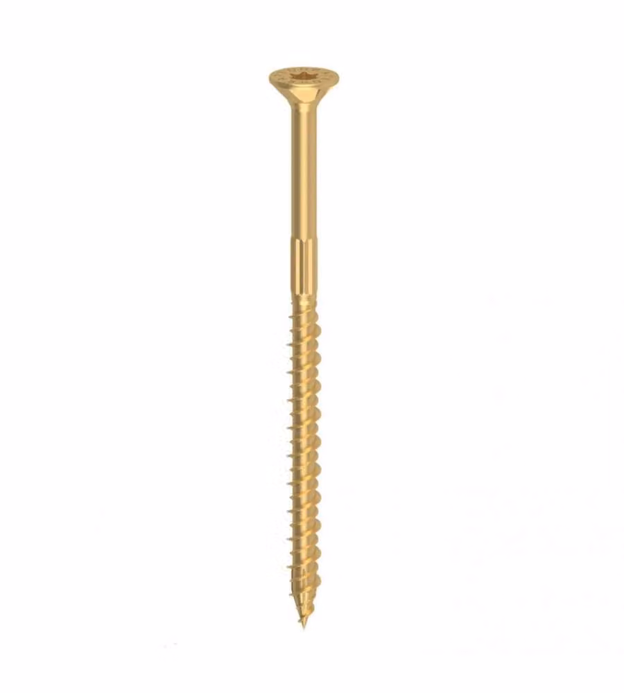 Viti pro tps torx 10,0x300 zincato giallo sfuso 1kg 11 pezzi