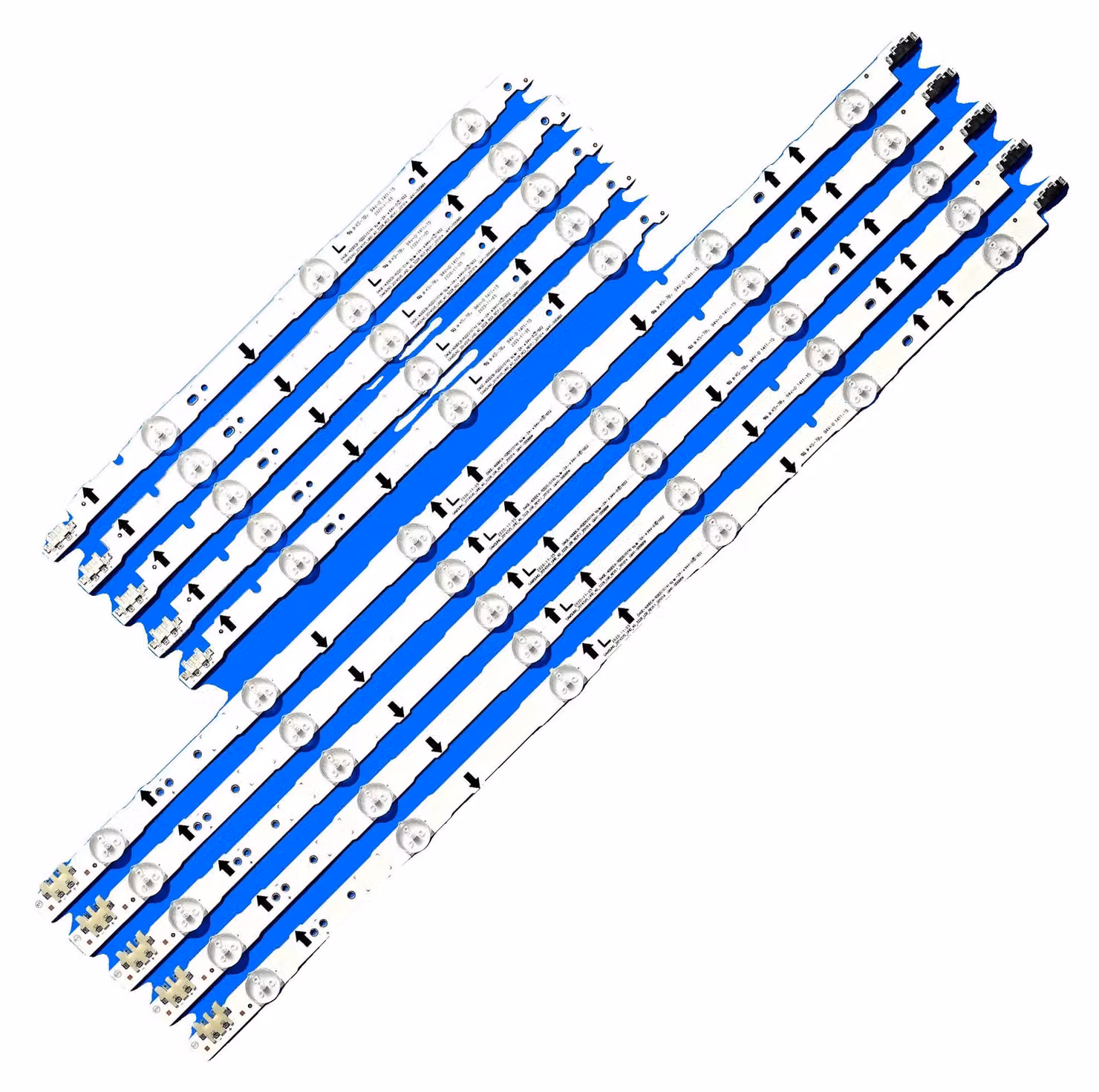 Striscia di retroilluminazione a LED, lunghezza 836 mm, 9 perline LED per striscia, tensione 3 V, compatibile con 2014SVS40_3228, D4GE-400DCA-R2