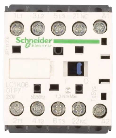 Contattore Schneider Electric 6A 230V 50/60HZ LC1K0601P7