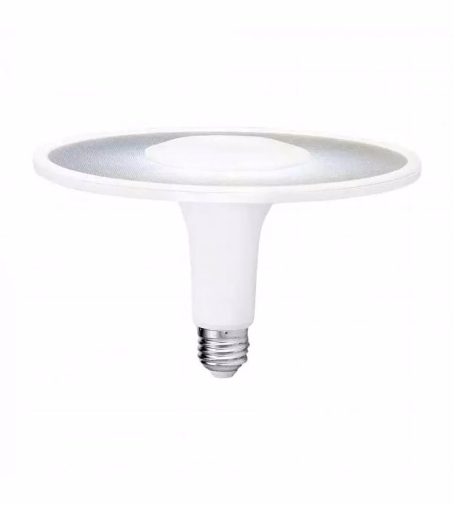 Lampadina LED Chip Samsung E27 18W UFO Acrilico Plastica 3000K
