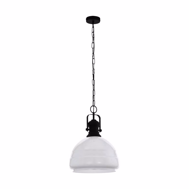 Eglo lampada a sospensione Combwich 1 Nero Ø38cm max. 60W E27 senza lampadina