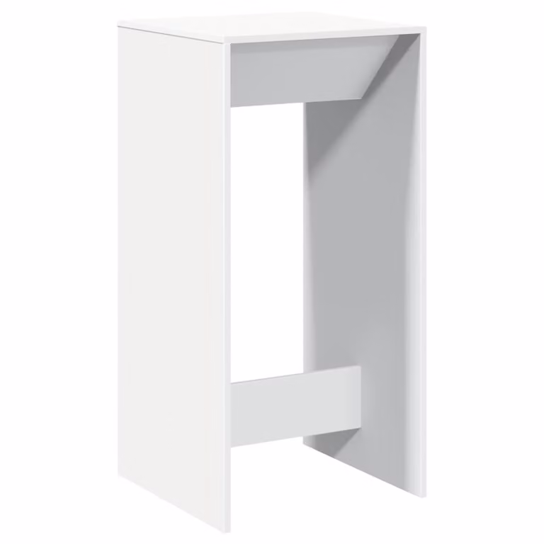 Tavolo da Bar Bianco 51x50x103,5 cm in Truciolato
