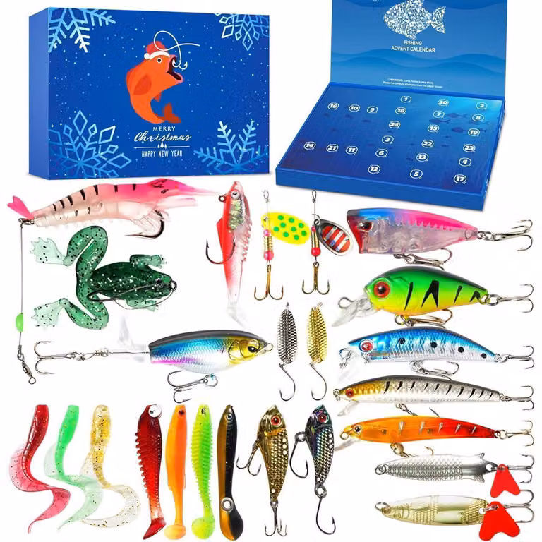 Calendario dell'Avvento 2025: pesca per uomini e ragazzi