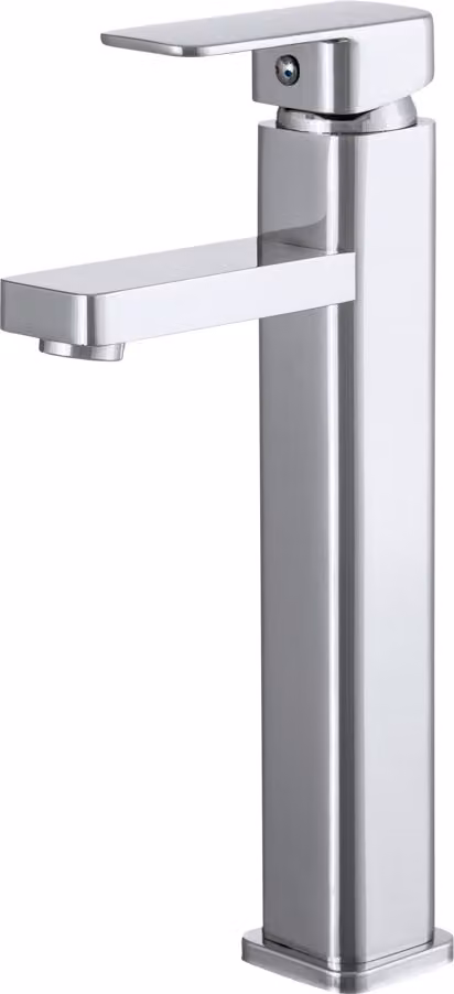 Granitan - Miscelatore per lavabo - Rubinetto da bagno - Modello alto - Cartuccia in Vetroceramica - Cromo - CARO