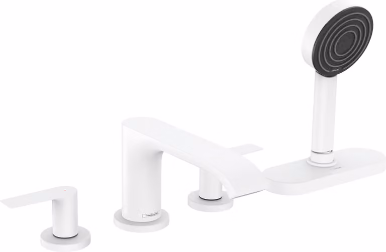 hansgrohe Vivenis Robinetteries de bord de baignoire 4 trous avec sBox, 75444700, 75444700