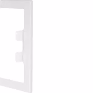 Copertura da parete Hager in acciaio BRS 85x170, profondità 80 mm, bianco BRS85170W9016