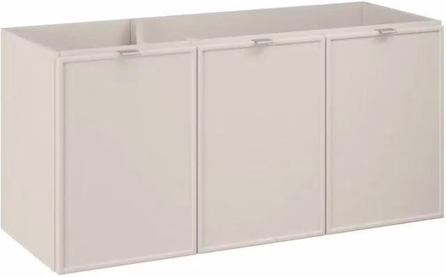 Mobile sottolavabo BRAZZA – 3 porte – Colore marrone congo – 120 cm – Da appoggiare