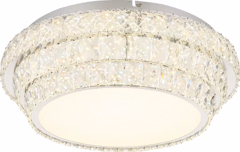 Plafoniera soggiorno cristallo LED camera da letto dimmerabile 68157-48