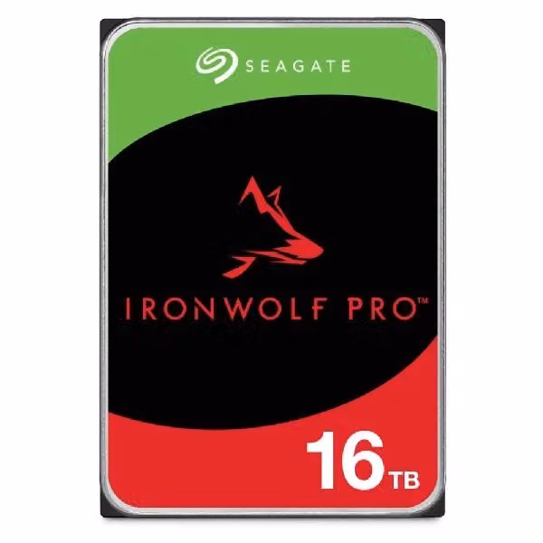 Seagate IronWolf Pro ST16000NT001 Disco Rigido Interno da 16 TB, 3.5 pollici, 7200 giri/min, SATA III – 2