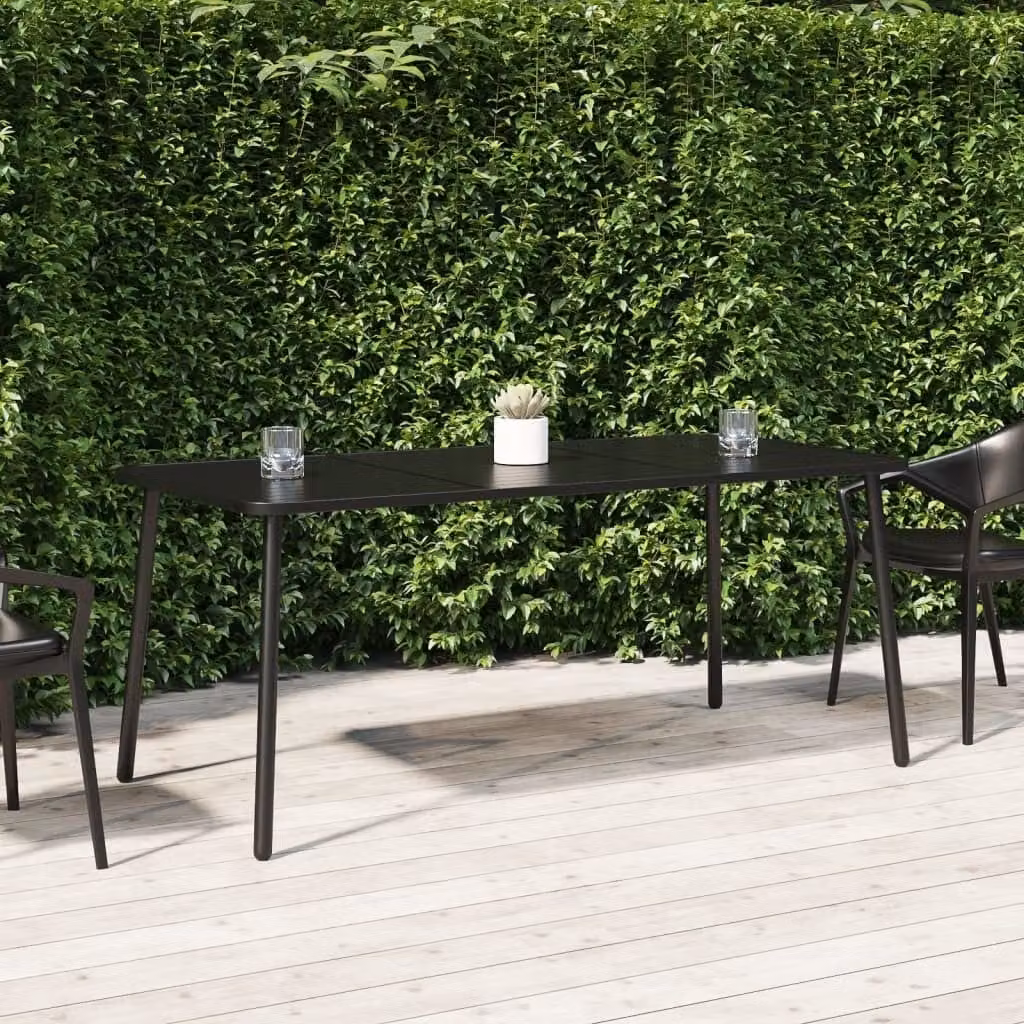 Maison Exclusive - Tavolo da giardino antracite, 165x80x71 cm, acciaio